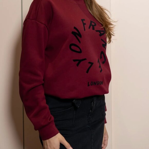 Burgundy France Crewneck - Picture 2 of 9